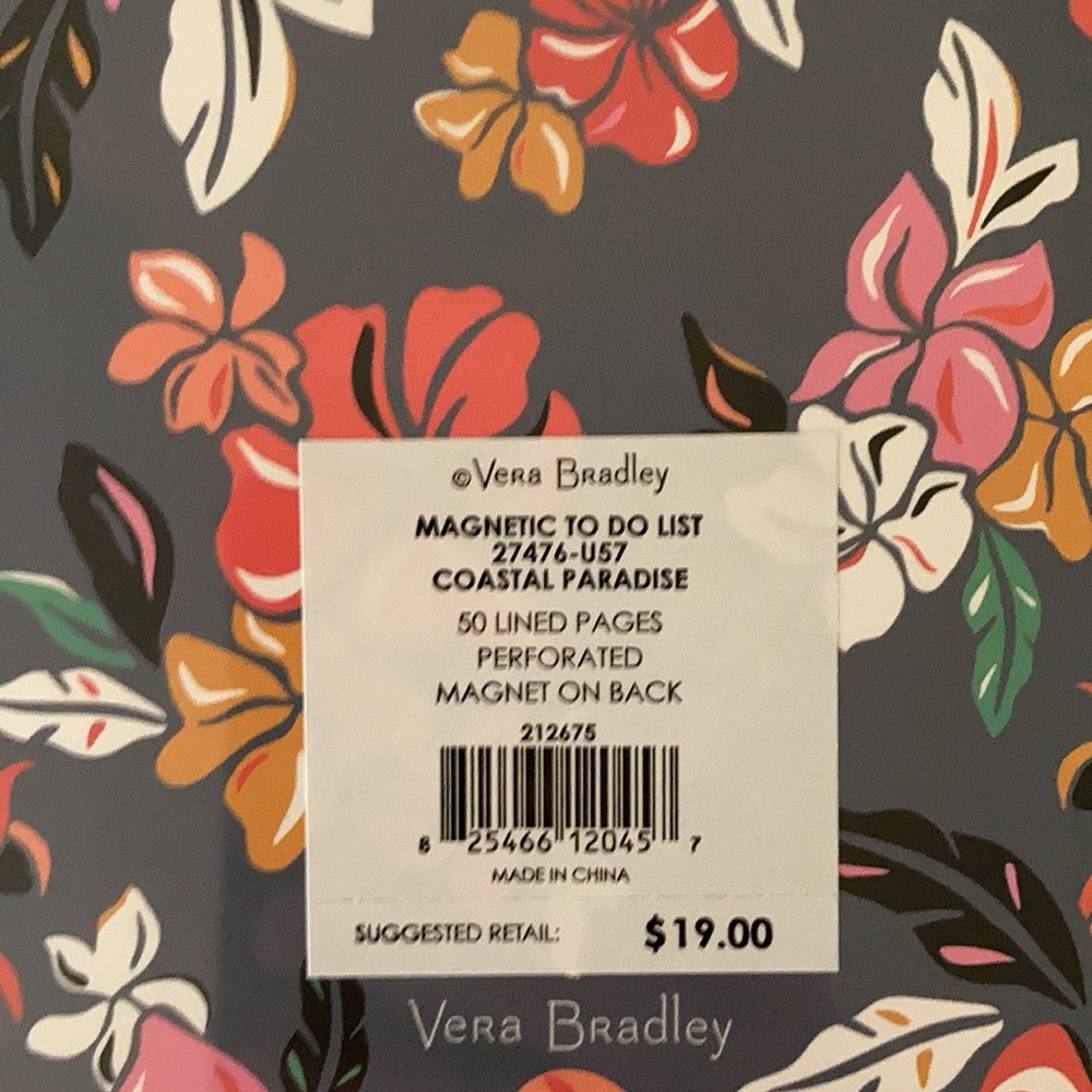 Sold. HP! Vera Bradley Notebook, Notepad, Gel Pen Set - Picture 7 of 10